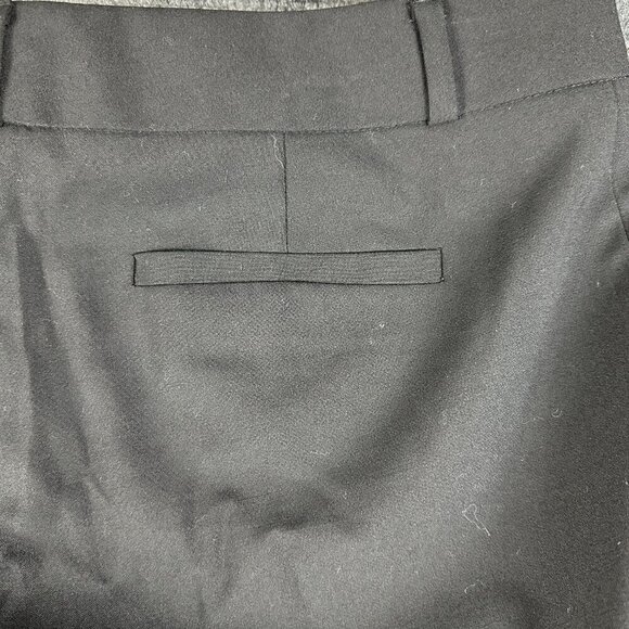 Banana Republic Pants Womens 8 Martin Fit Black Wool Stretch Lined Pockets - Picture 6 of 7